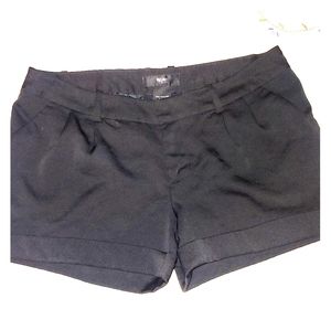 Black dressy shorts